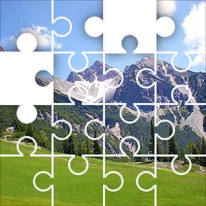 Daily Jigsaw Puzzle Austrian Mountain - Jigzone.com