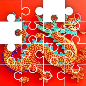 chinese new year jigsaw puzzle